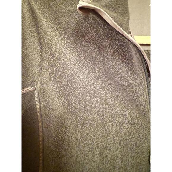 Antigua Forest Green Full Zip Fleece Jacket Sz. M - Picture 3 of 4